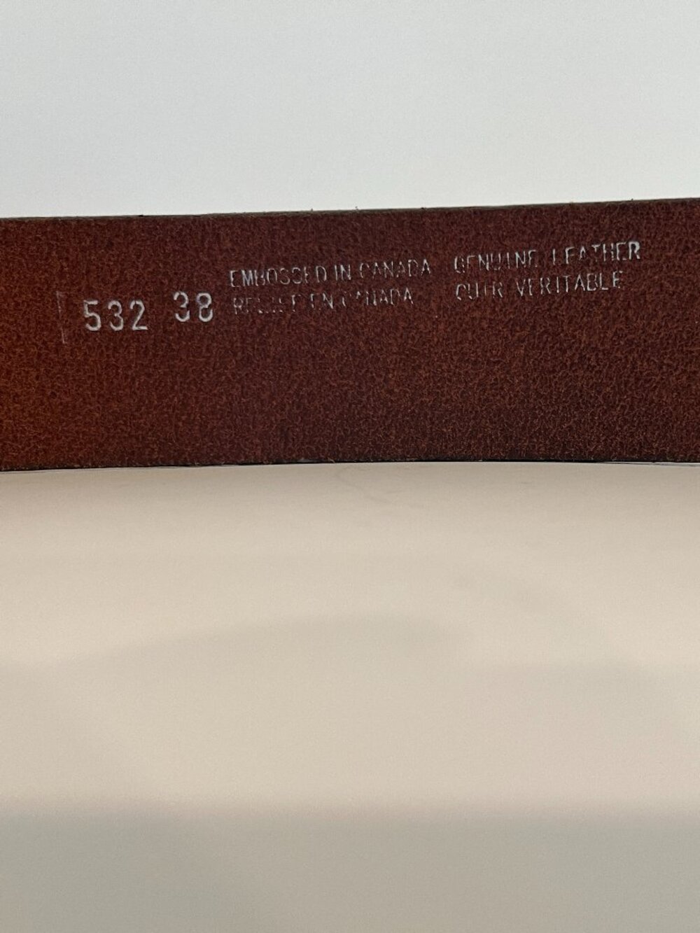 2 / $40 | OK Boot Corral Skulls Embossed Leather Belt Size 38 Made in Canada - Picture 6 of 8